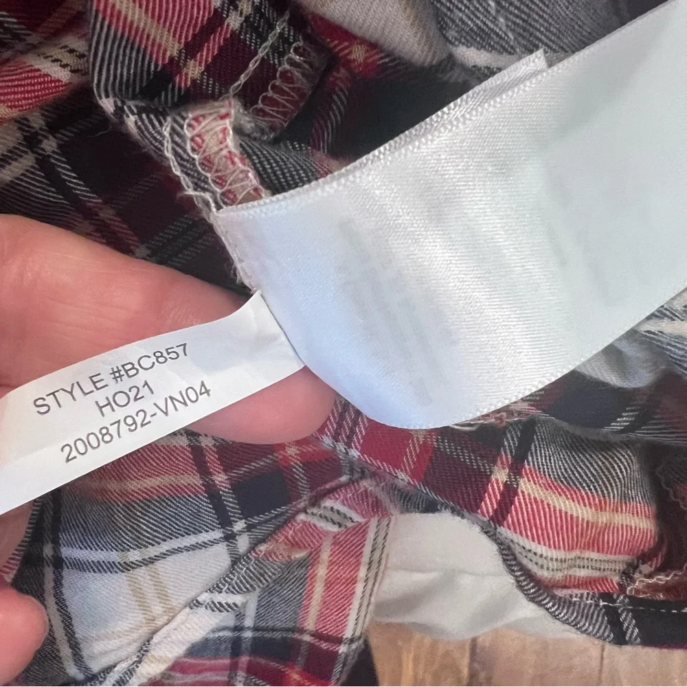 J.Crew plaid‎ shirt womens size S